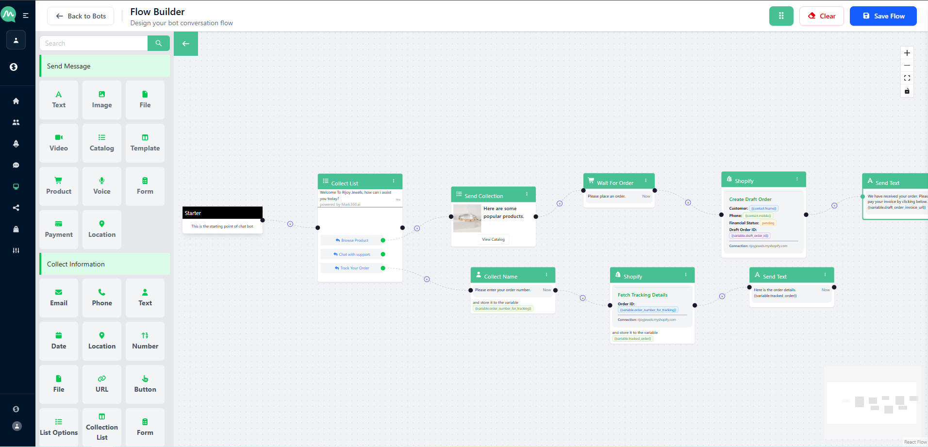 AI-Powered No-Code Chatbot Builder illustration