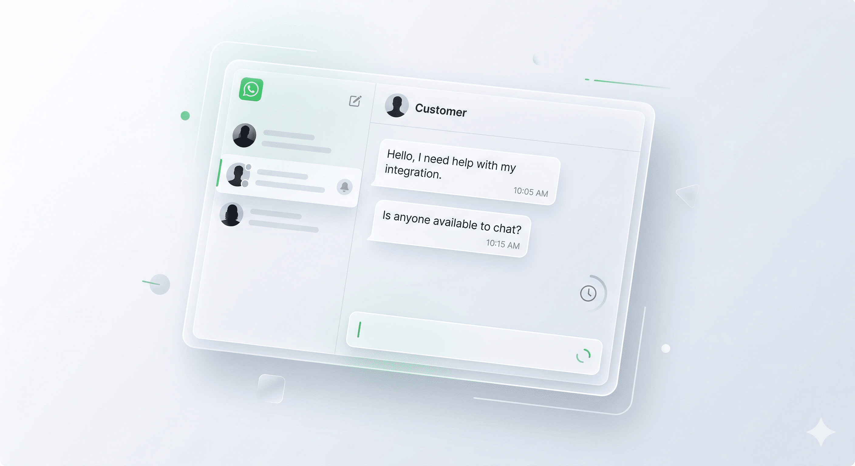 Lead with no instant WhatsApp reply