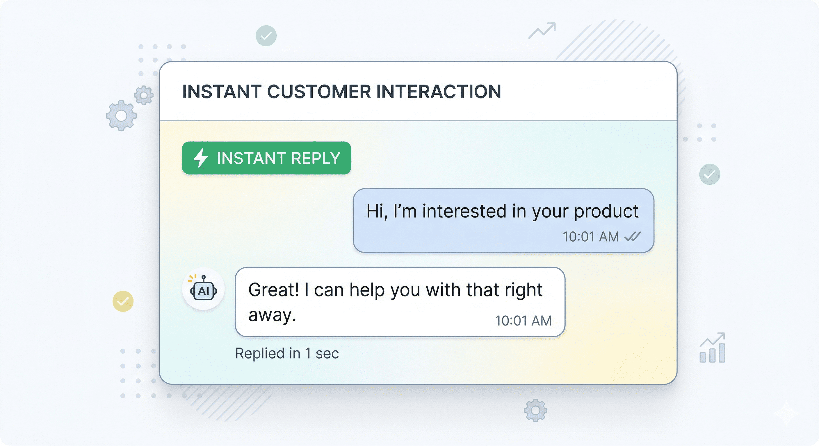 AI agent responding instantly to every lead on WhatsApp